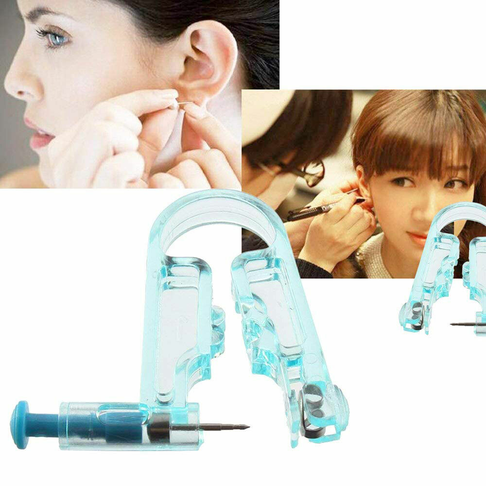 10Pcs Disposable Ear Studs Piercing Gun Ear Stud Unit Piercer Needles Tool Kit