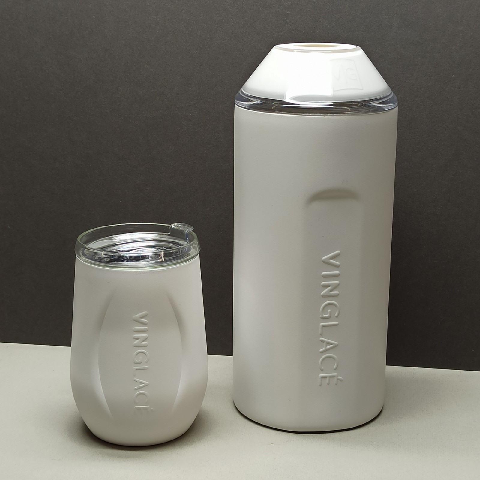 Vinglace Wine Champagne Portable White Chiller With 1 Glass