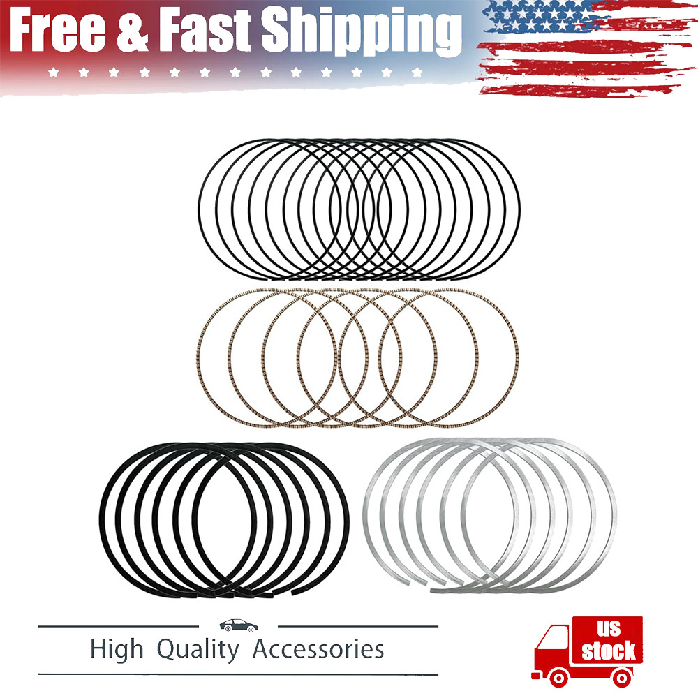 For 2011-2016 Chrysler Dodge Jeep Ram 3.6L STD Engine Piston Ring Set 68078776AA