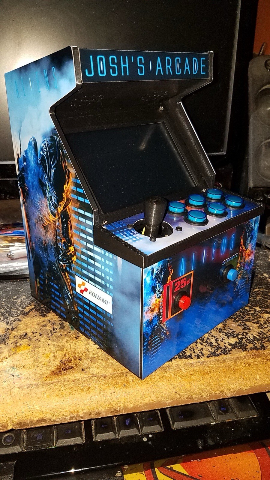 Mini 3D Printed Portable Arcade Cabinet (Raspberry Pi) (Choose Your Artwork)