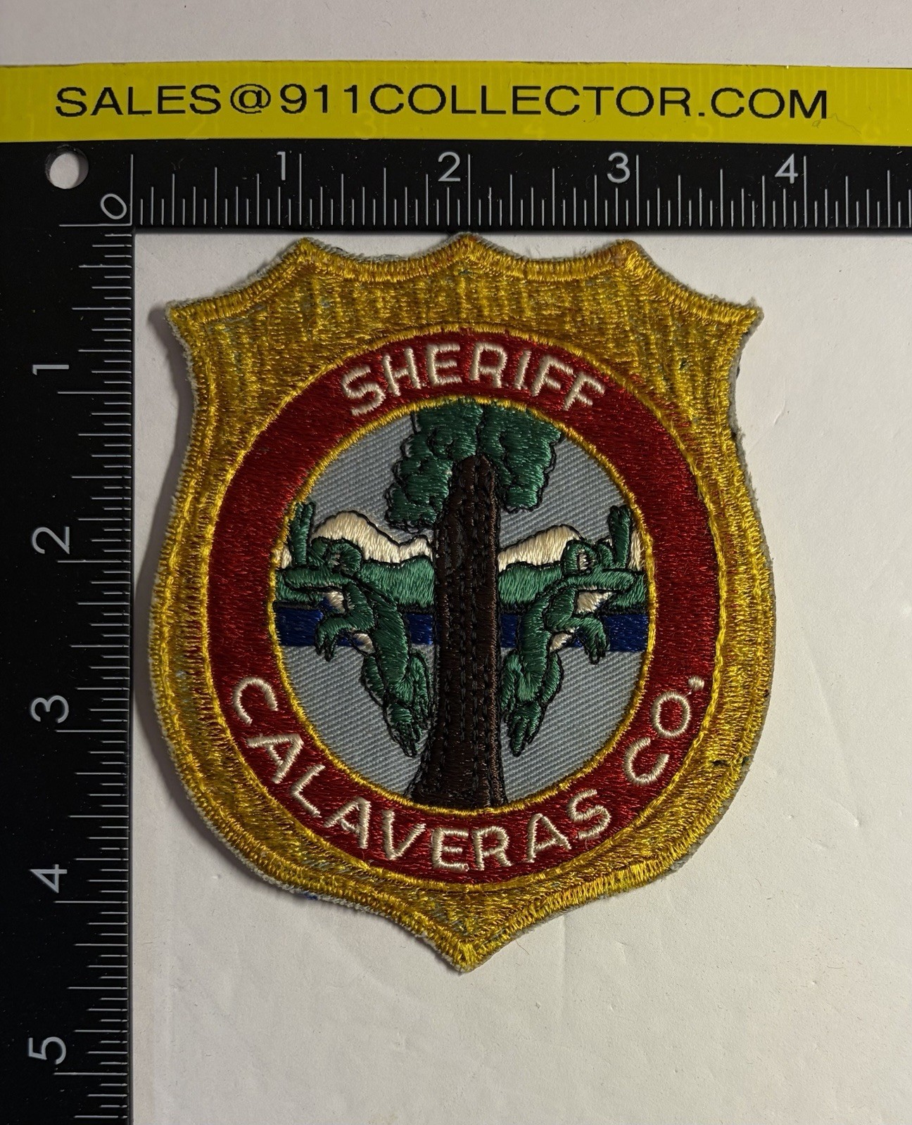 CALIFORNIA CALAVERAS COUNTY SHERIFF PATCH FROGS #D30