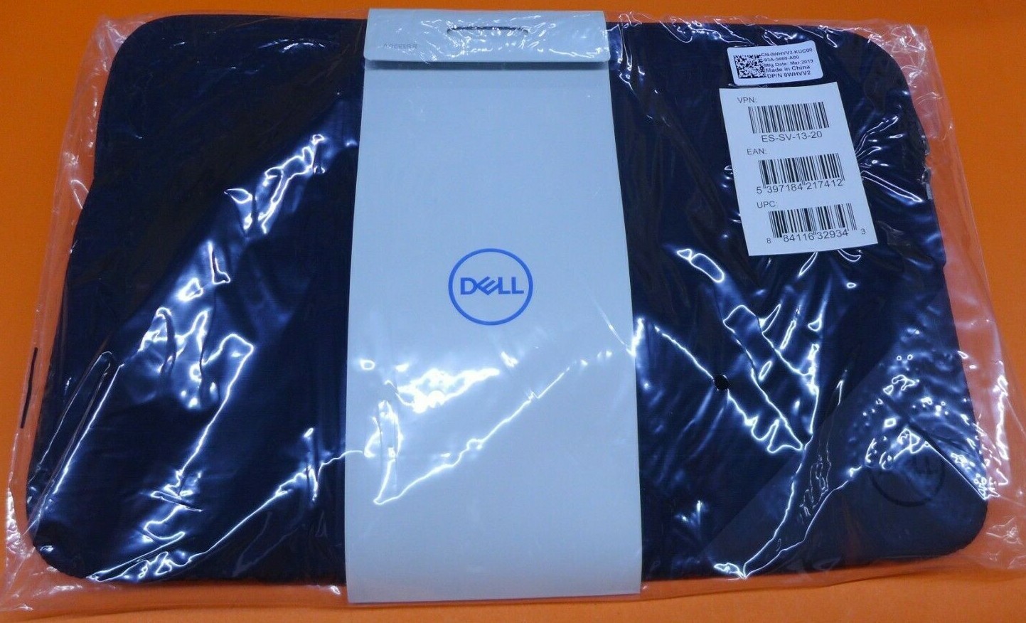 NEW Dell Essential Sleeve 13 Black Laptop Carry Bag WHVV2