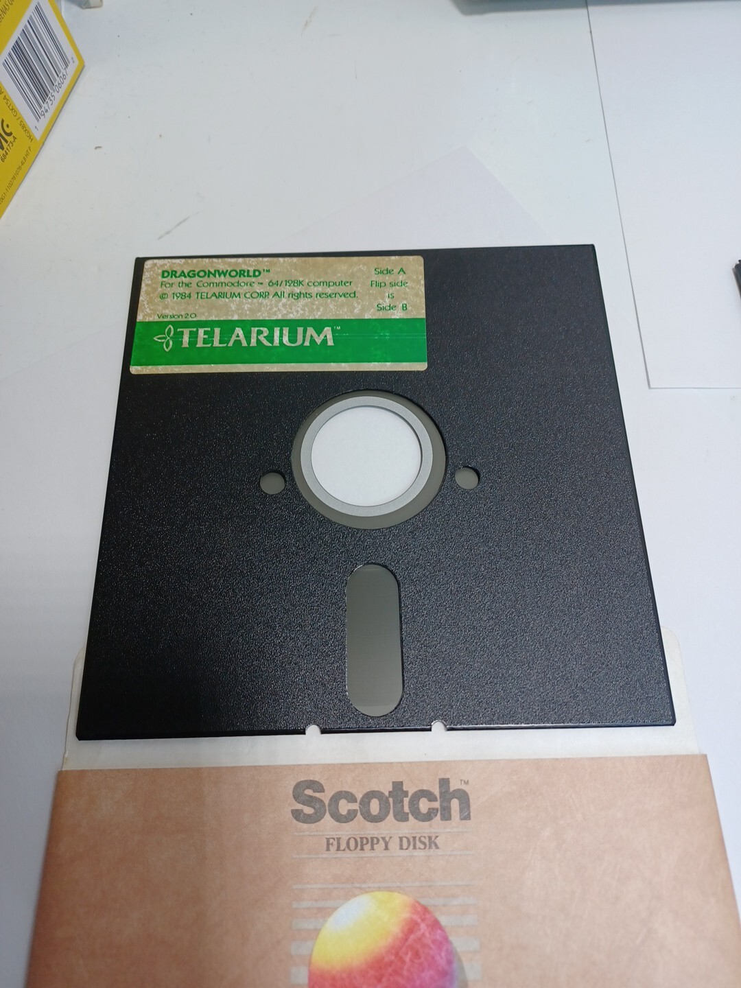 VTG 1984 DragonWorld C64 Commodore 64 Game Trillium WORKS