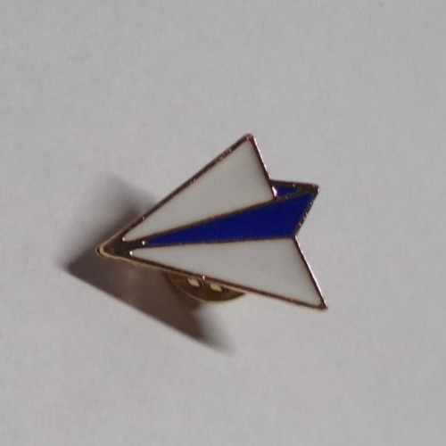 Paper Airplane Design Hat Tie Tac Lapel Pin Brooch - New