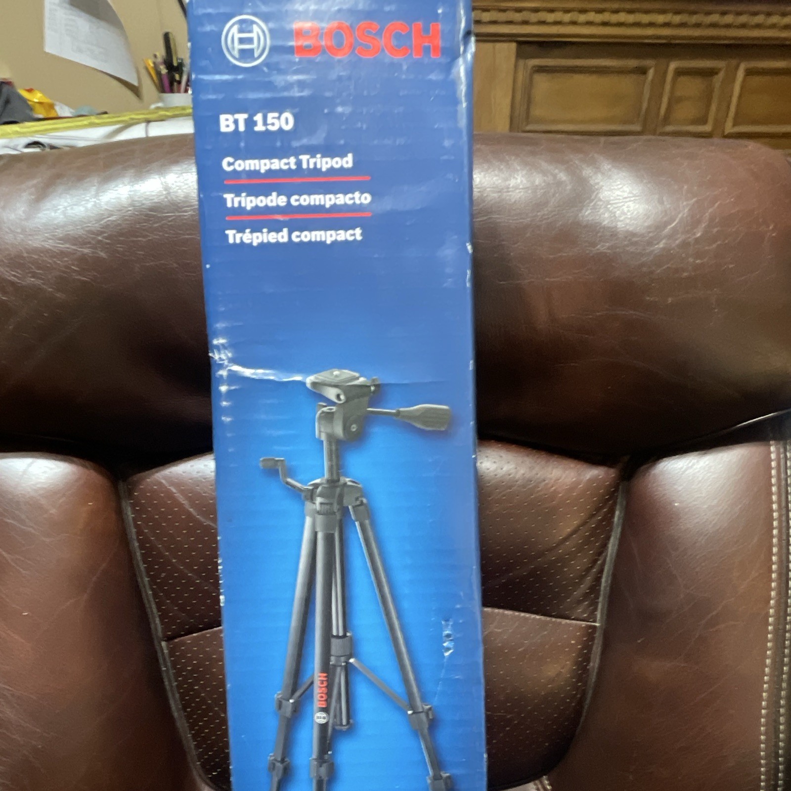 Bosch BT 150 Tripod Pan/Tilt Head Adjustable Legs Quick Release for Laser Level