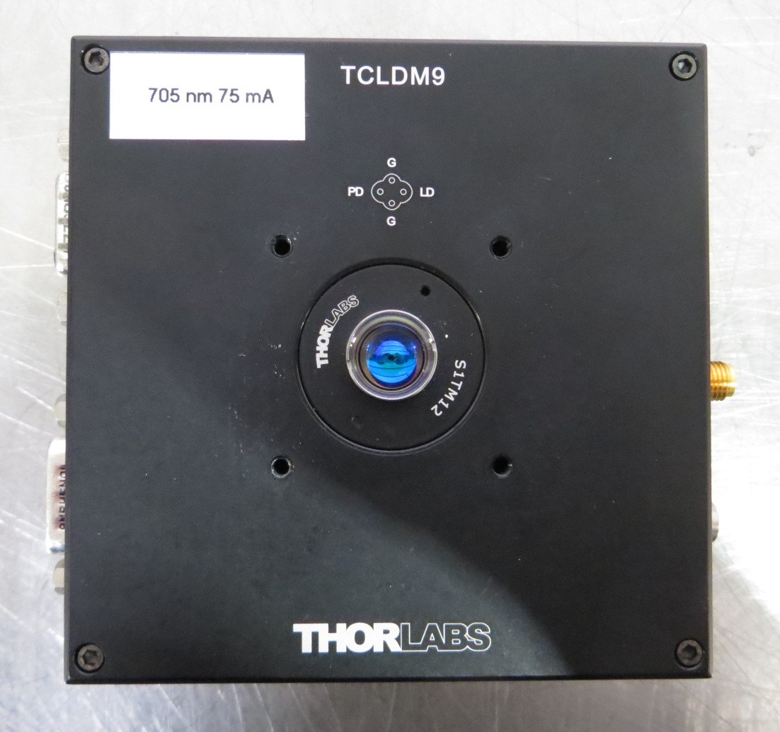 T203294 Thorlabs TCLDM9 TE-Cooled Laser Diode Mount w/ Unknown Diode