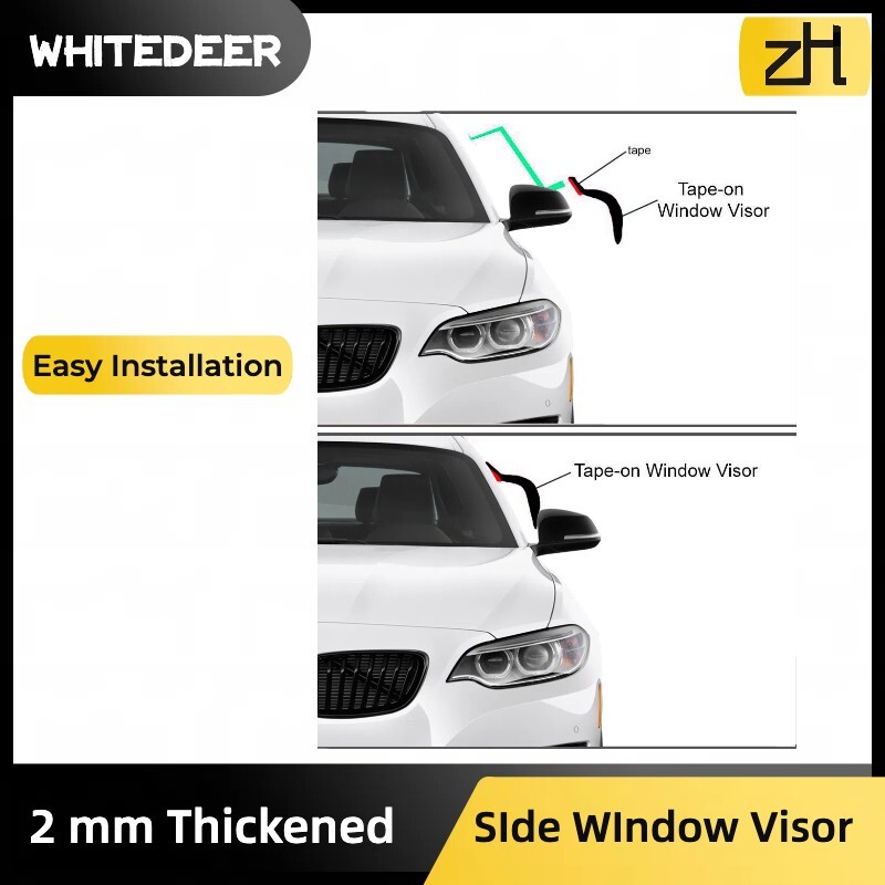 Fits for Chevrolet IMPALA 06-13 Side Window Vent Visor Sun Rain Deflector Guard