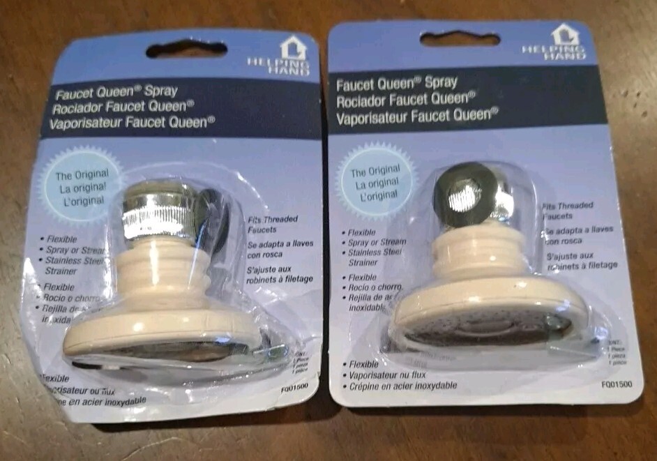 2 - Helping Hands Thrifco FQ01500 S-Faucet Queen Spray White 1500 NEW