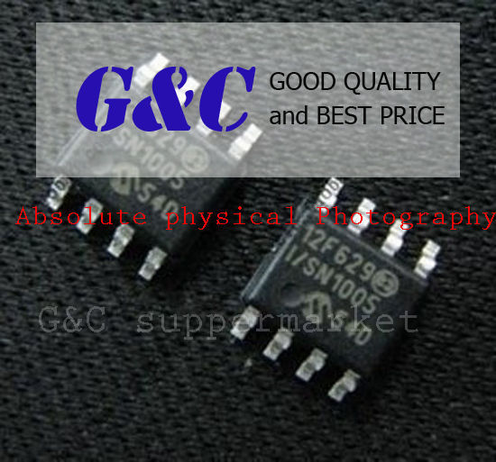 50PCS PIC12F629-I/SN PIC12F629 MICROCHIP 8SOIC  MCU CMOS 8BIT 1K FLASH S1