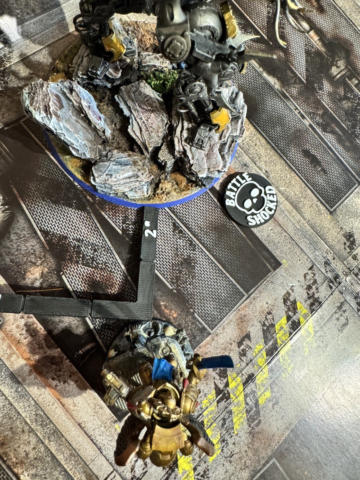 40K Warhammer 11th ed Deep Strike & Deployment Zone Marker Set - Battle Shocked