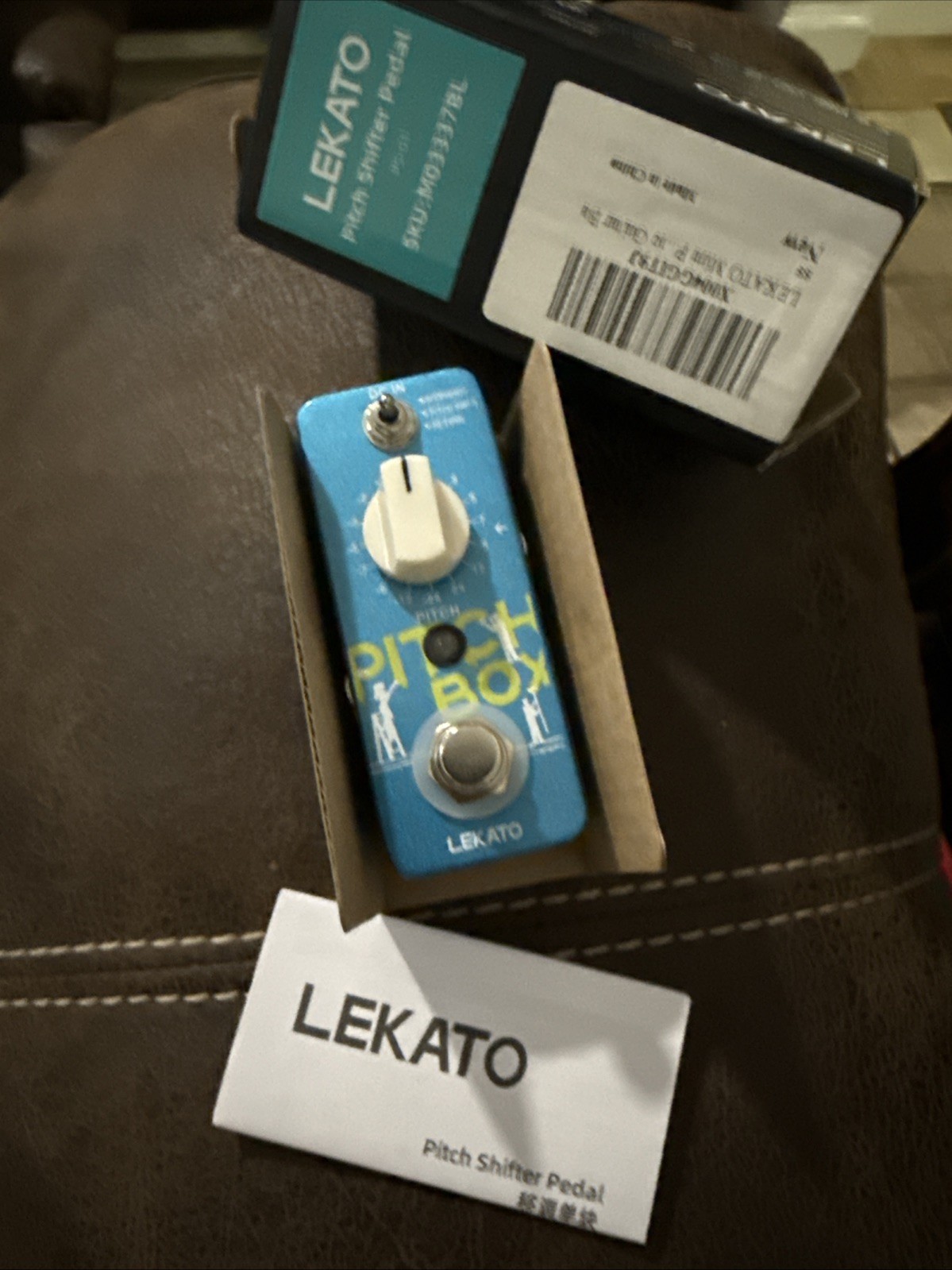 LEKATO Pitch Guitar Effects Pedal Harmony/Pitch Shifter/Detune True Bypass