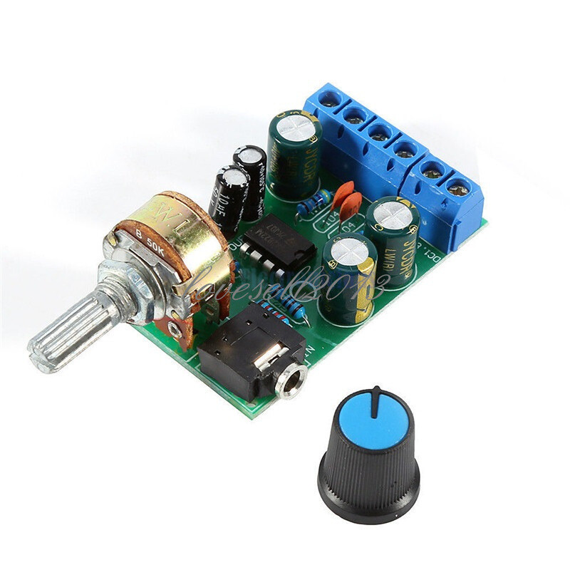 DC 1.8-12V TDA2822M 2.0 Channel Stereo Mini AUX Audio Amplifier Board Module AMP
