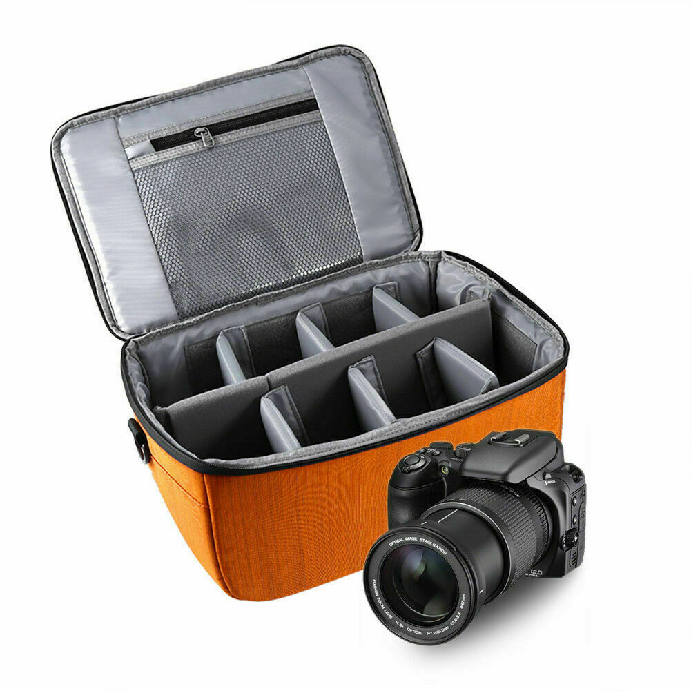 DSLR SLR Camera Bag Insert Partition Flexible Padded Camera Case Lens Bag Insert
