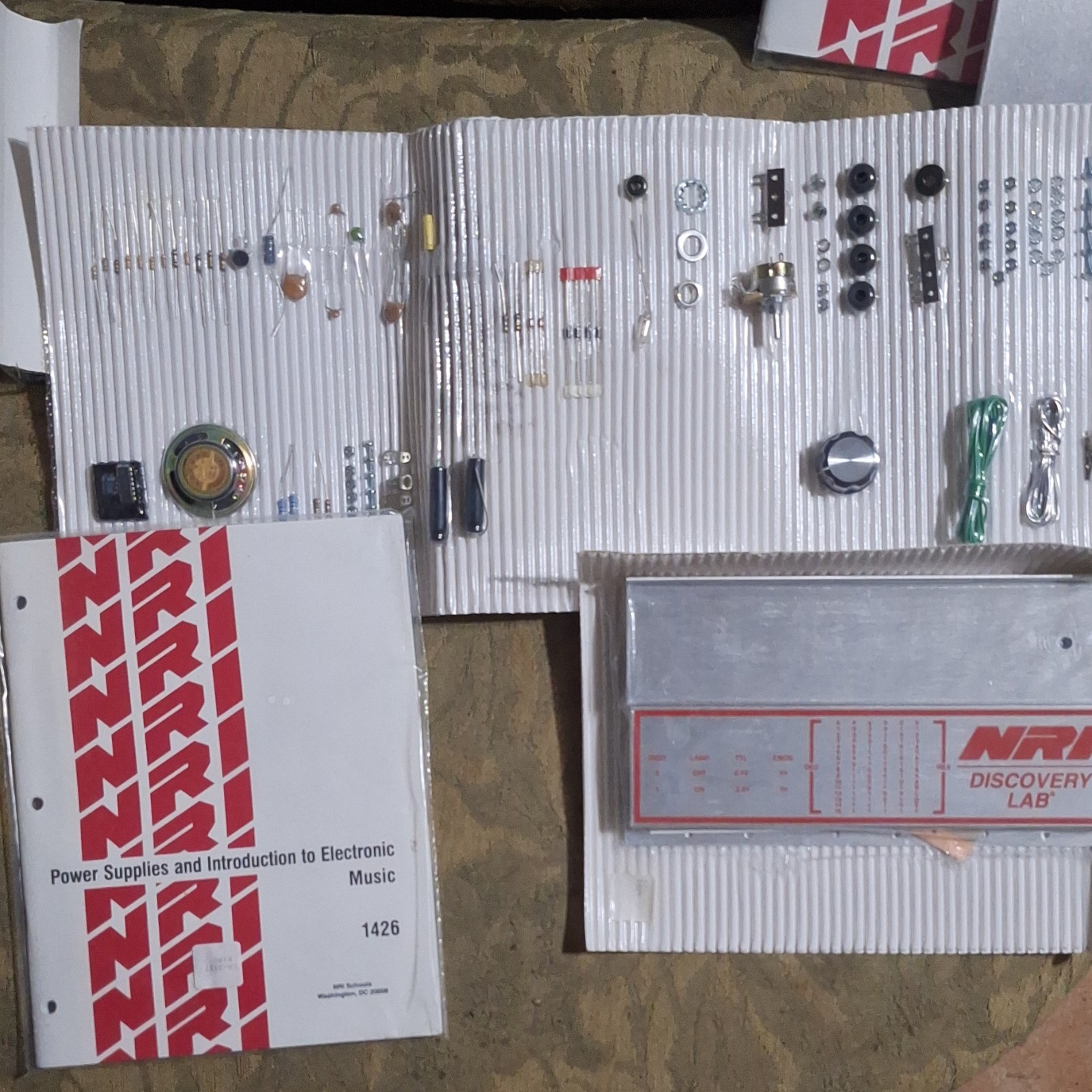 NRI Power Supplies & Electronic Music Kit 1426 with Manual for Ages 12-16, 17+
