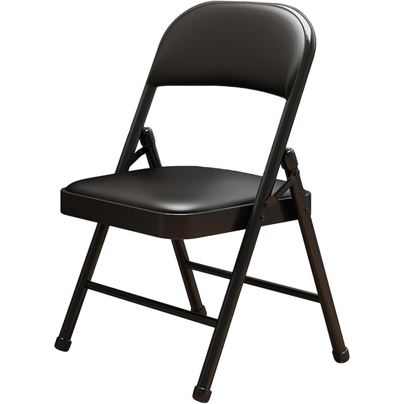 Foldable Ergonomic Chair Padded Seat Heavy Duty Non-Slip Design Office Use
