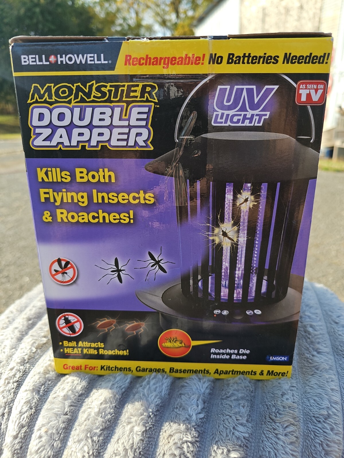 Bell and Howell Monster Double Zapper 18W Electric Mosquito Zappers Roach Killer