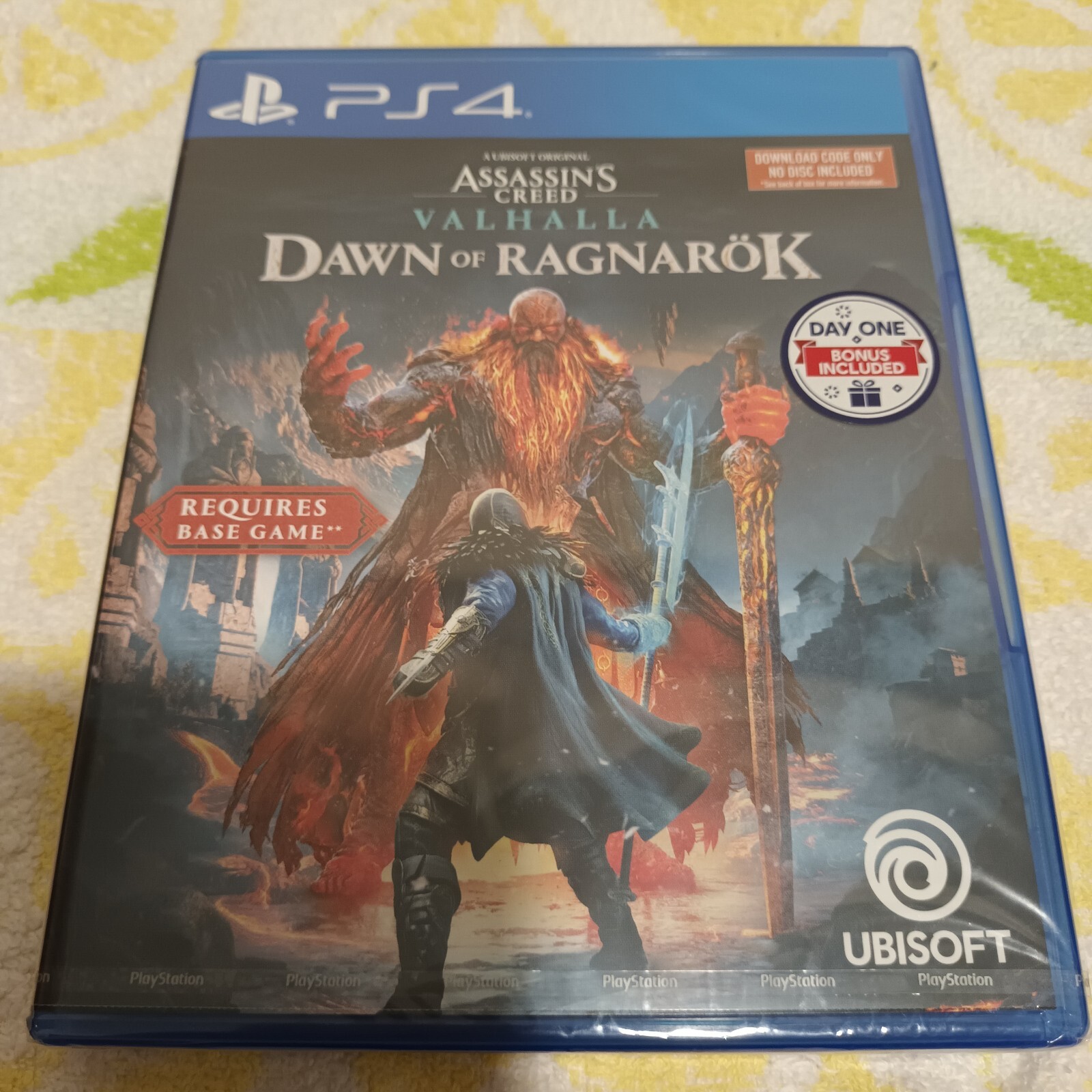 PS4 Brand New Assassins Creed Valhalla: Dawn Of Ragnarok Asian English code only