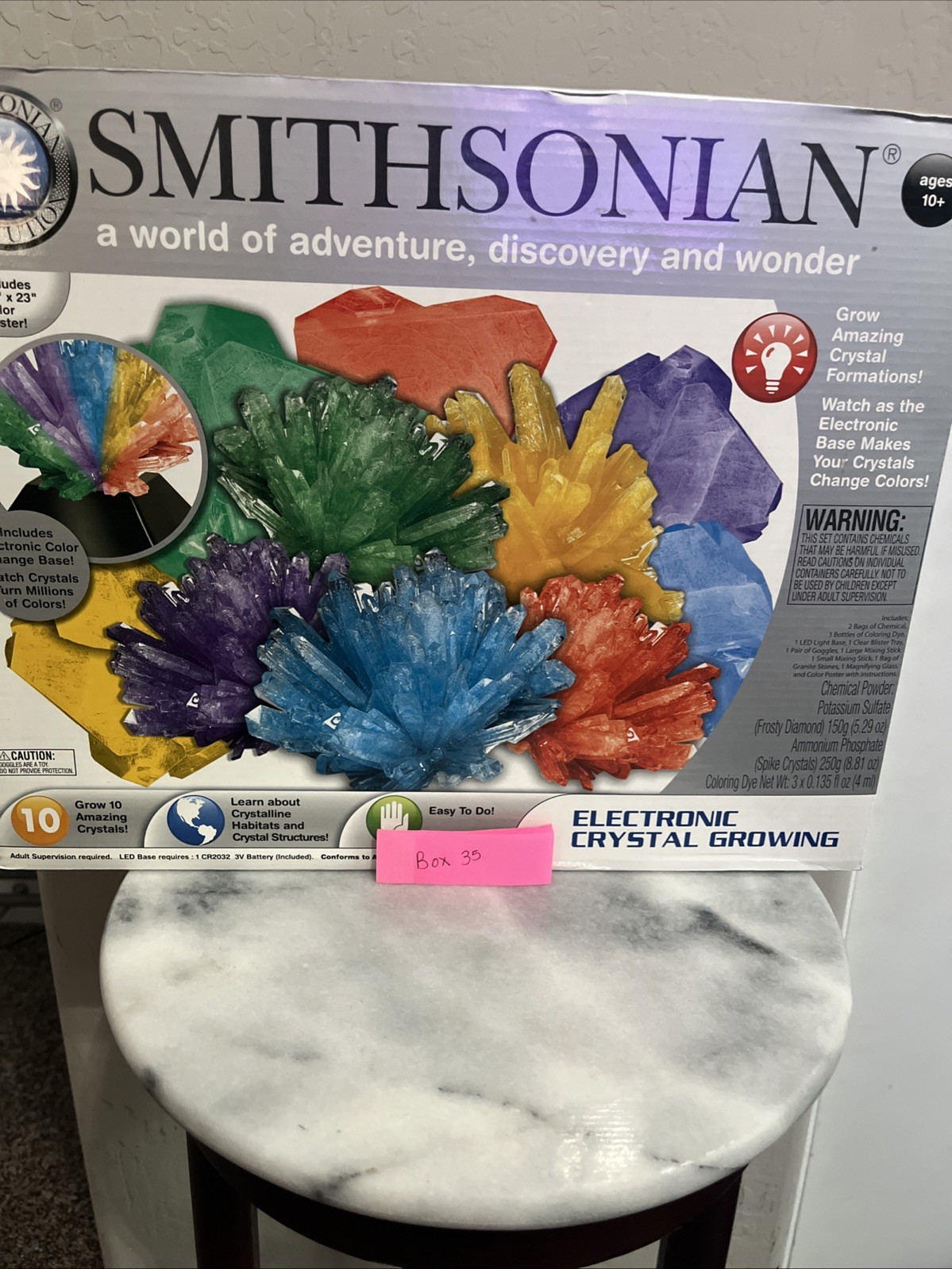 Smithsonian Large Electronic Crystal Growing Kit