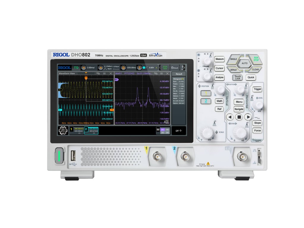 Rigol DHO802 - Digital Oscilloscope (2 Channels / 70MHz)