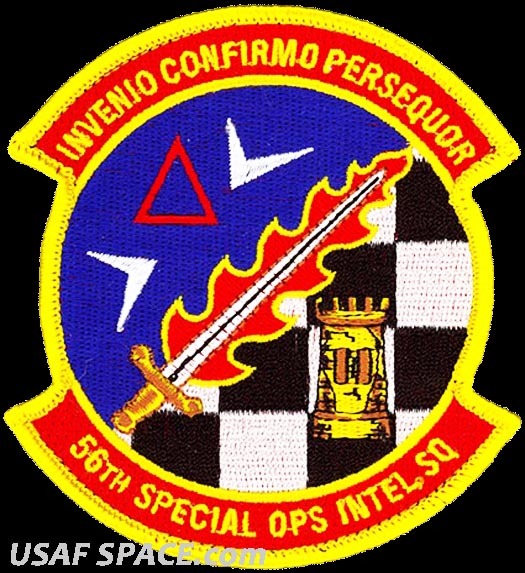 USAF 56th SPECIAL OPERATIONS INTELLIGENCE SQ -Cannon AFB, NM- ORIGINAL PATCH
