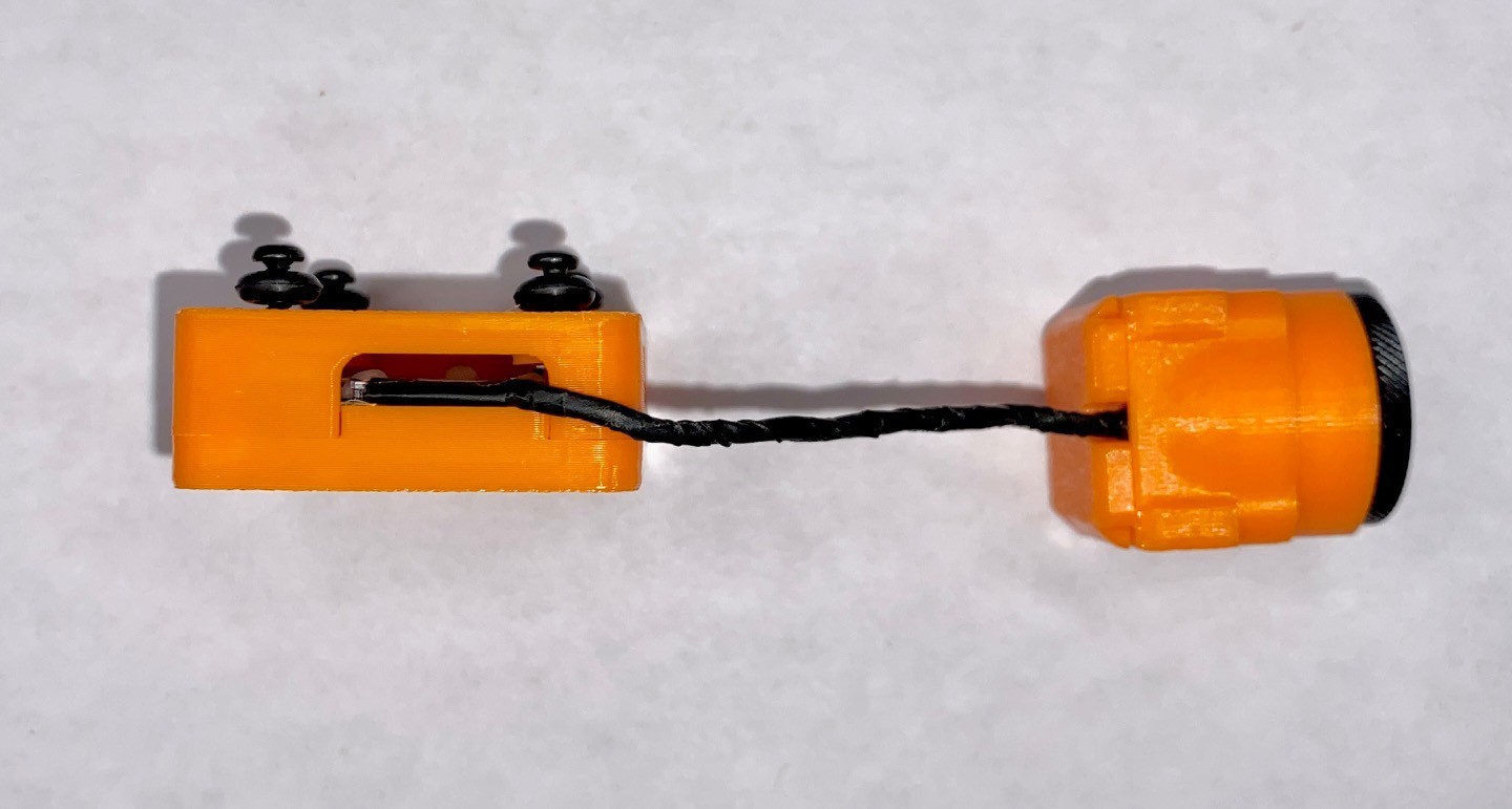 DJI O4 Air Unit Lite Protective Case+04 Pro Cam Mount|3D-Printed ABS-ORANGE