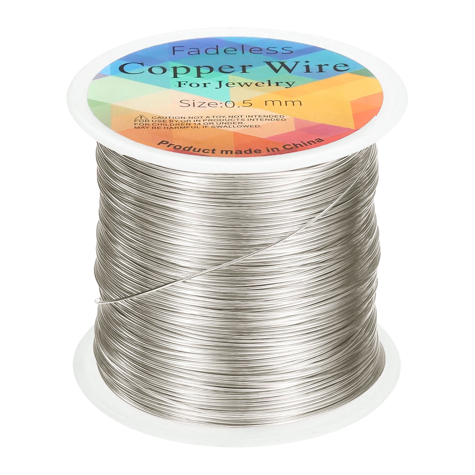 Wire 203ft 24 Gauge Copper Craft Wrapping Wire White