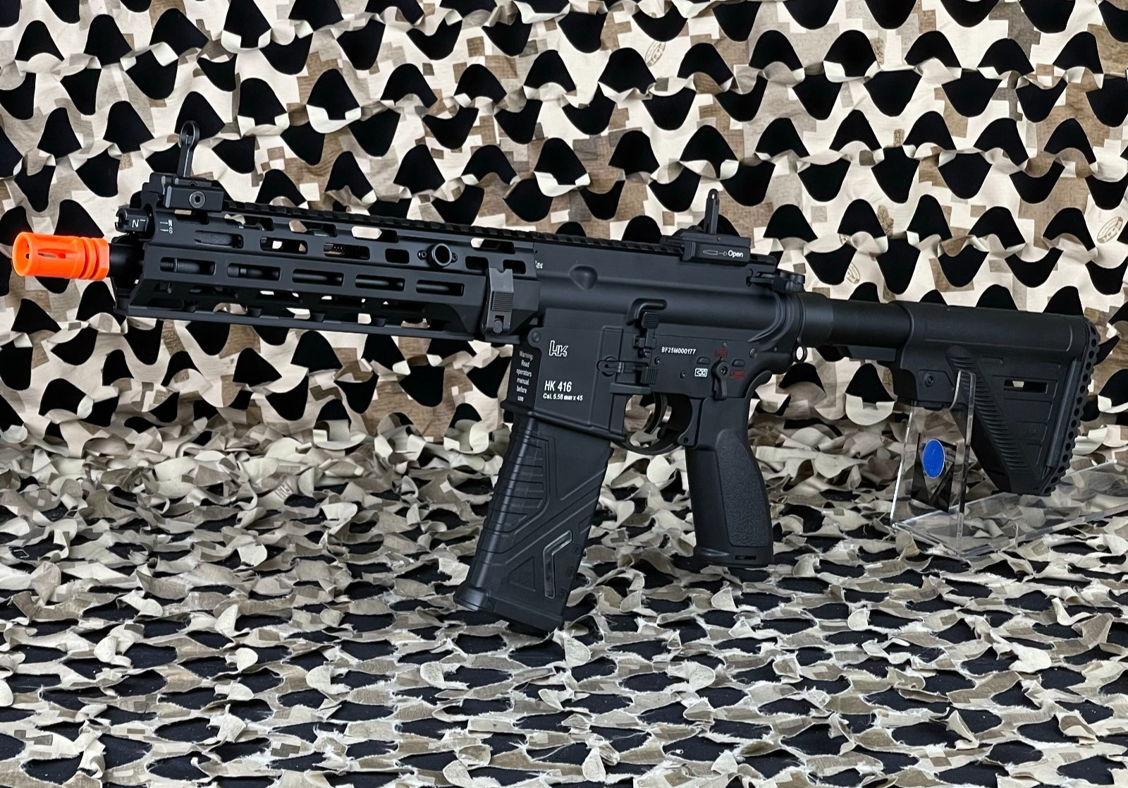 NEW Elite Force H&K 416 A5 Mod 1 AEG Airsoft Gun (C.A.T. Version) - Black