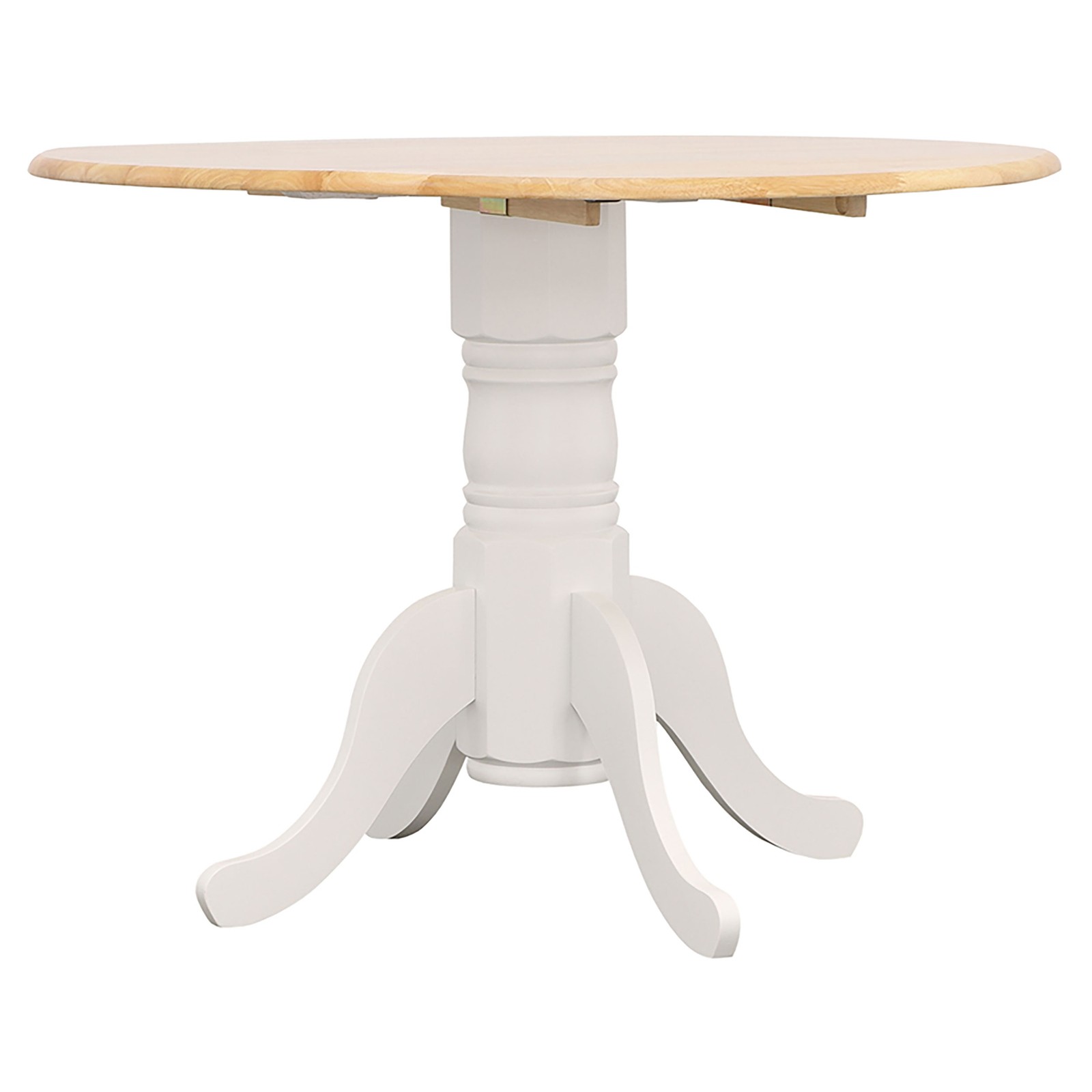Greer Natural Brown and White 5-piece Dining Set