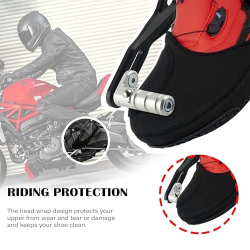 Motorcycle Shoe Protector,Anti-Slip Motorcycle Shifter Shoe Protector Keeps &