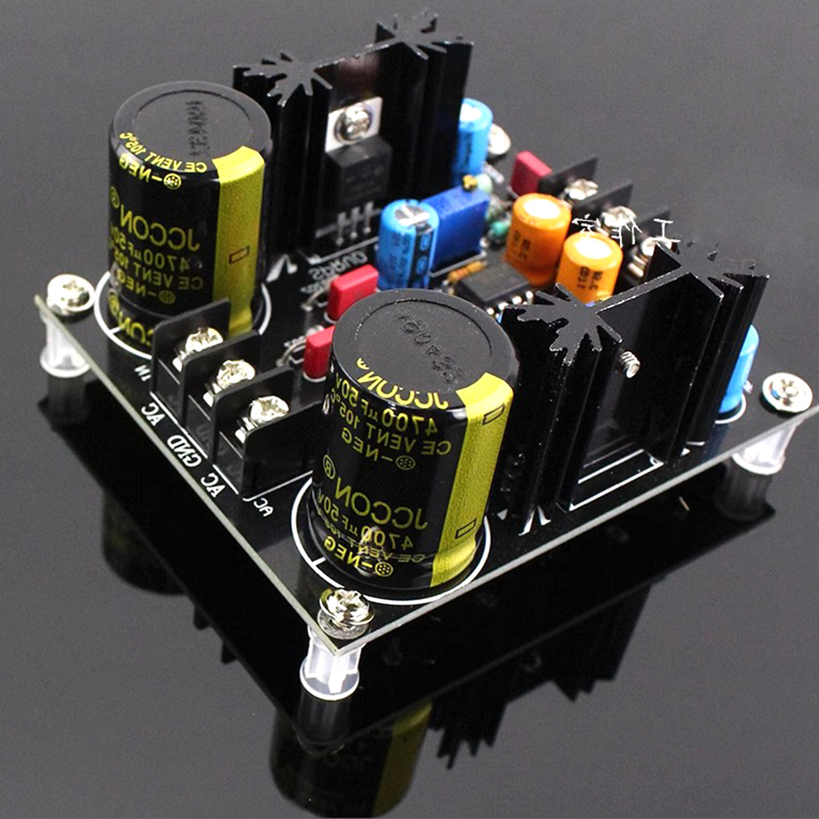 1pc LM317/LM337 Servo Rectifier Filter Power Supply Board AC to DC