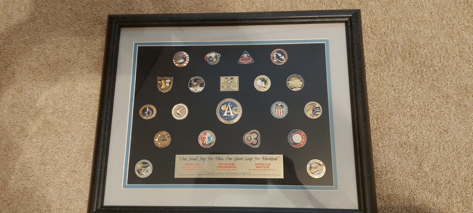 NASA  Astronaut Crew Insignias Including Apollo, Skylab and Apollo - Soyuz