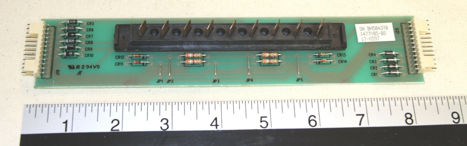 National snack vending machine shelf connecting board part no. 1477085