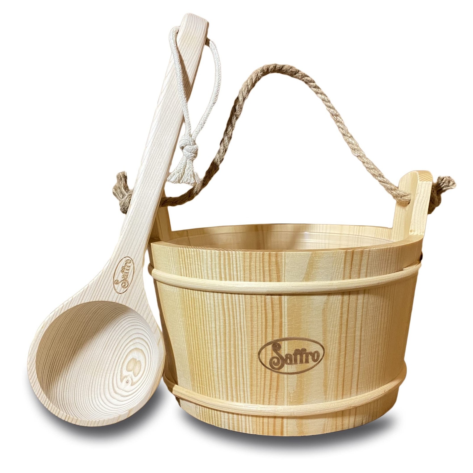 Saffro Sauna Bucket and Ladle for Beautiful Sauna Accessories, Sauna Buckets ...
