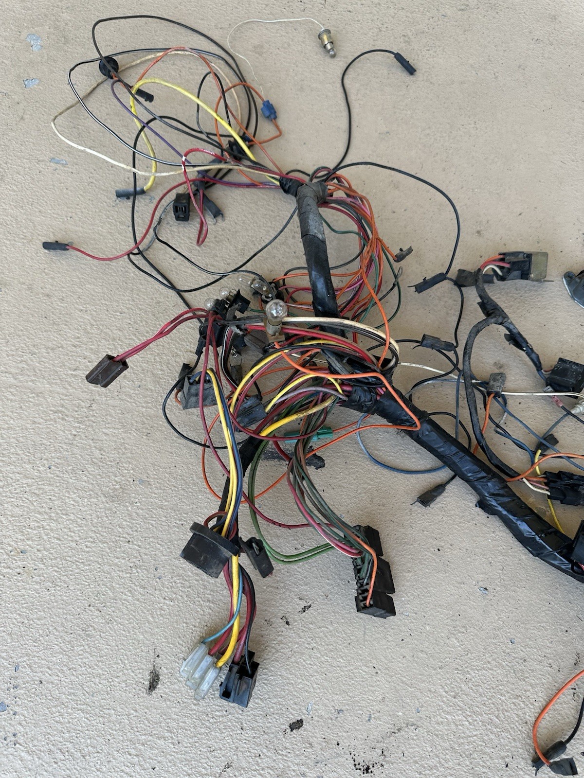 1983 Jeep Wrangler 4.2L Manual Dash Harness