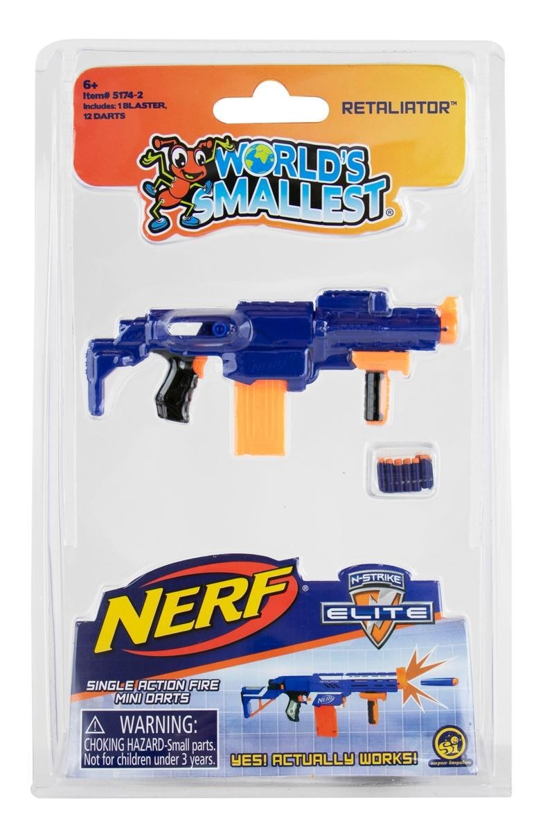 RETALIATOR World's Smallest Nerf Gun (Series 2 Blasters)