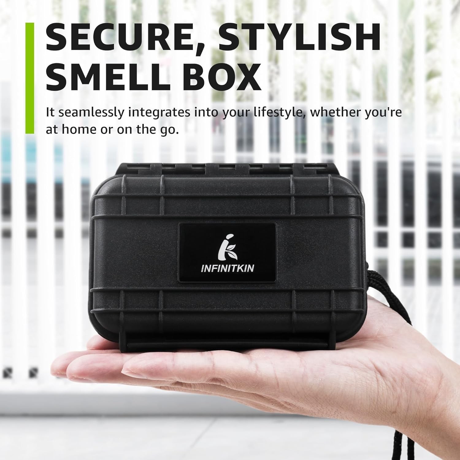 Smell Proof Storage Box & Pre Roll Case – Airtight, Waterproof, Portable for T
