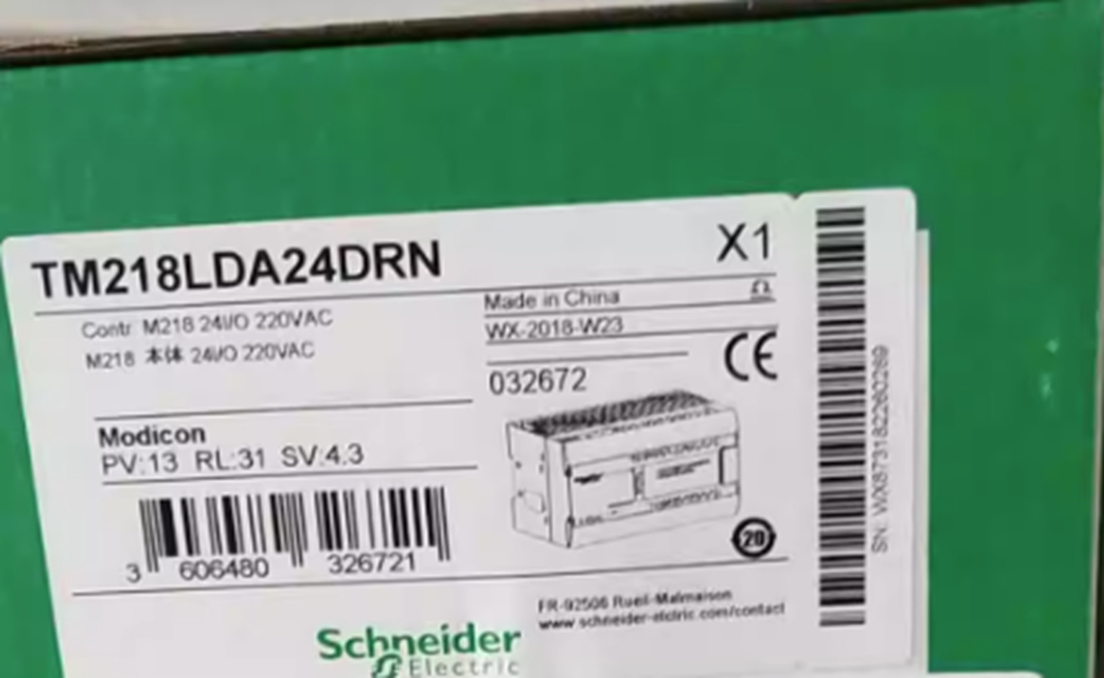 NEW SCHNEIDER TM218LDA24DRN Logic Controller