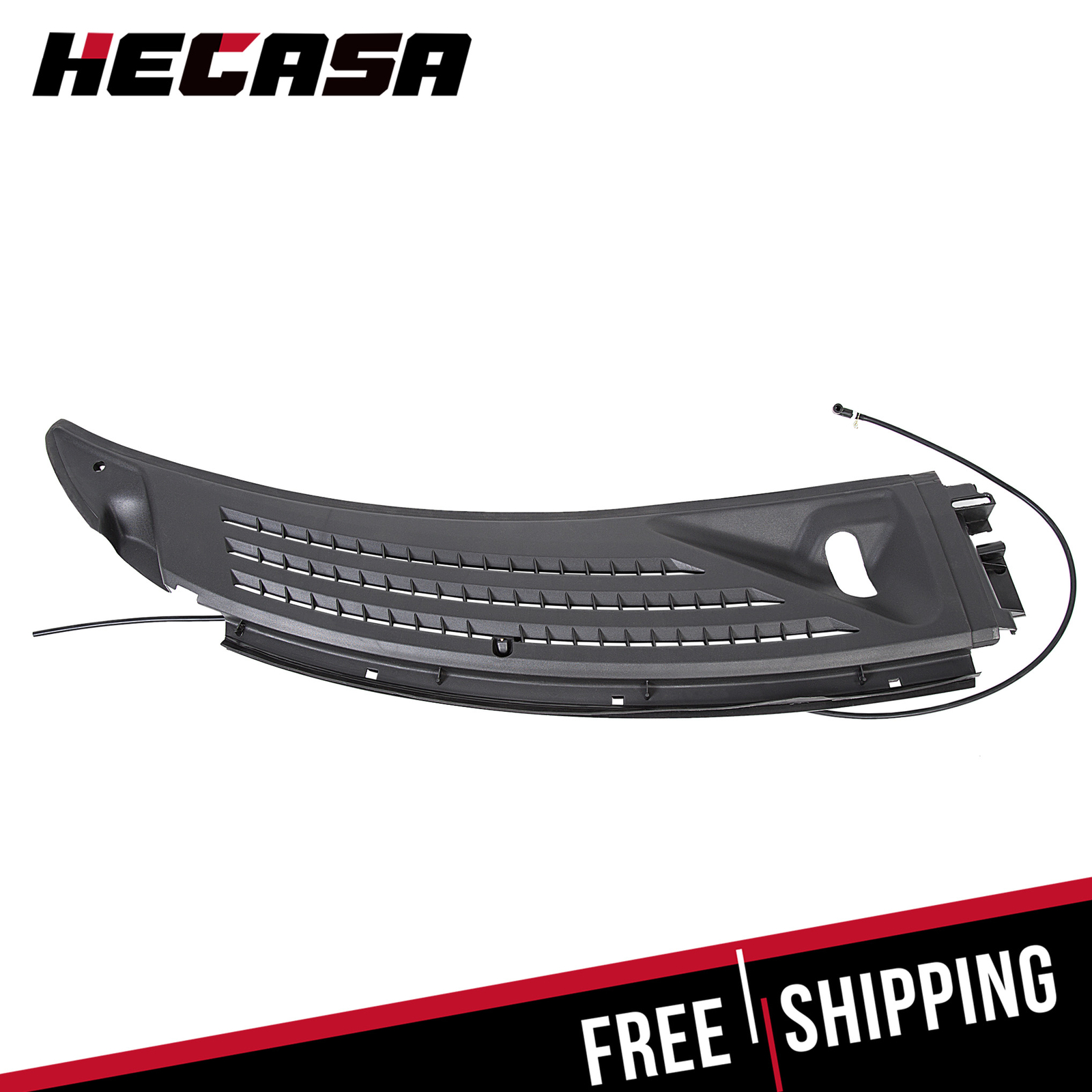 For 09-14 Ford F150 Windshield Wiper Cowl Panel Grille Set w/ Seals Left + Right
