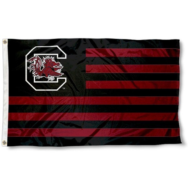 SOUTH CAROLINA GAMECOCKS 3'X5' FLAG BANNER 100% FULL COLOR ON BOTH SIDES OF FLAG