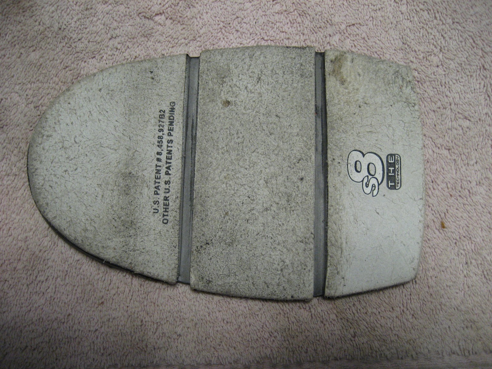 Dexter The 9 Bowling Shoe Replacement Slide Sole S8 #8 used