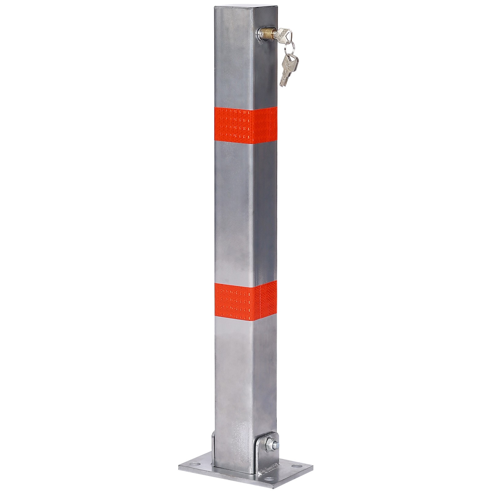 Parking Bollard, Pole Barrier with Lock,Car Parking Protection Posts