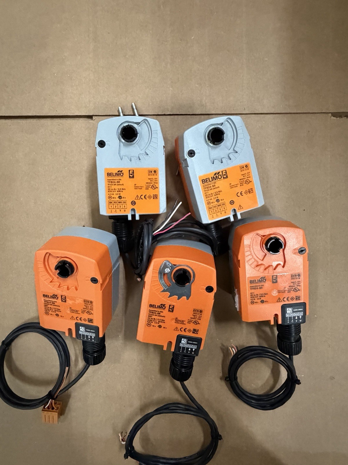 Belimo Model Number # TFB24-SR Damper Actuator Tested & Working Used (1)