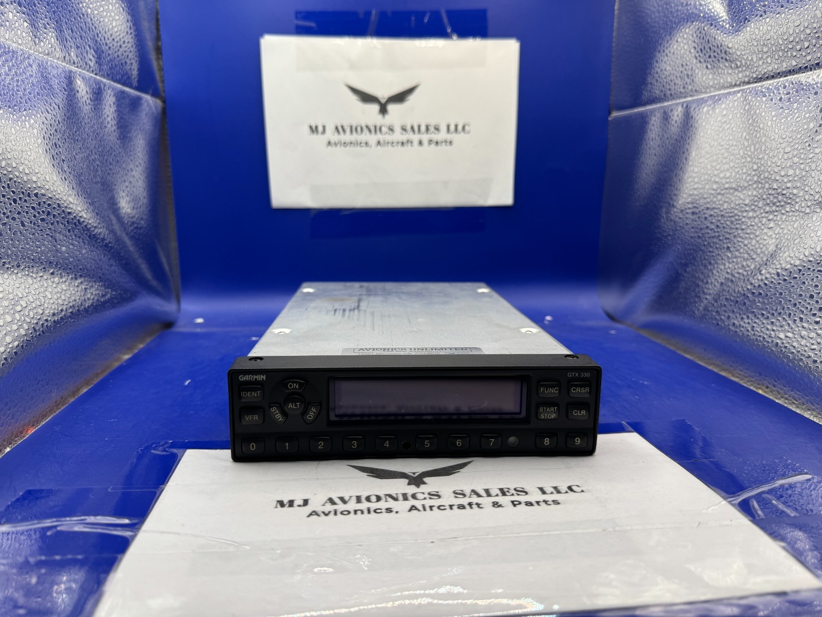 GARMIN GTX 330 MODE S  TRANSPONDER P/N 011-00455-00  FORM FAA 8130-3