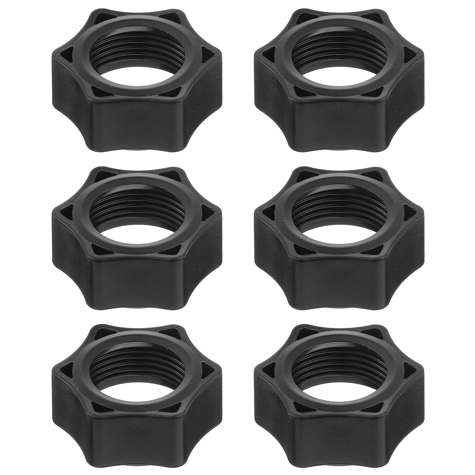 Car Phone Mount Replacement Parts, 6 PCS Tightening Nut for small, black