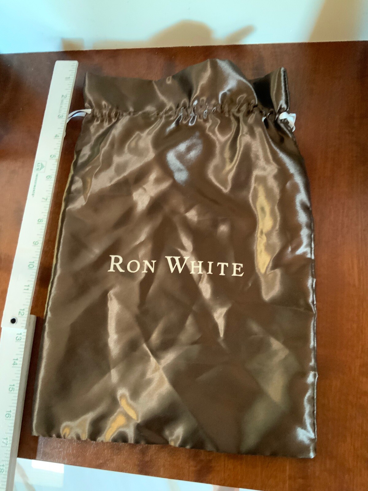 Ron White dust bag 16inches long, BROWN