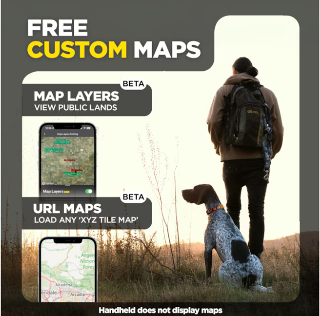 Dogtra Pathfinder2 Mini Compass - Handheld GPS Dog Tracking and Training System