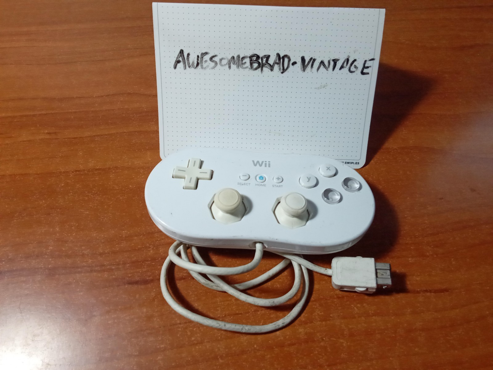 OEM Nintendo Wii Classic Controller RVL-005 - White *TESTED*