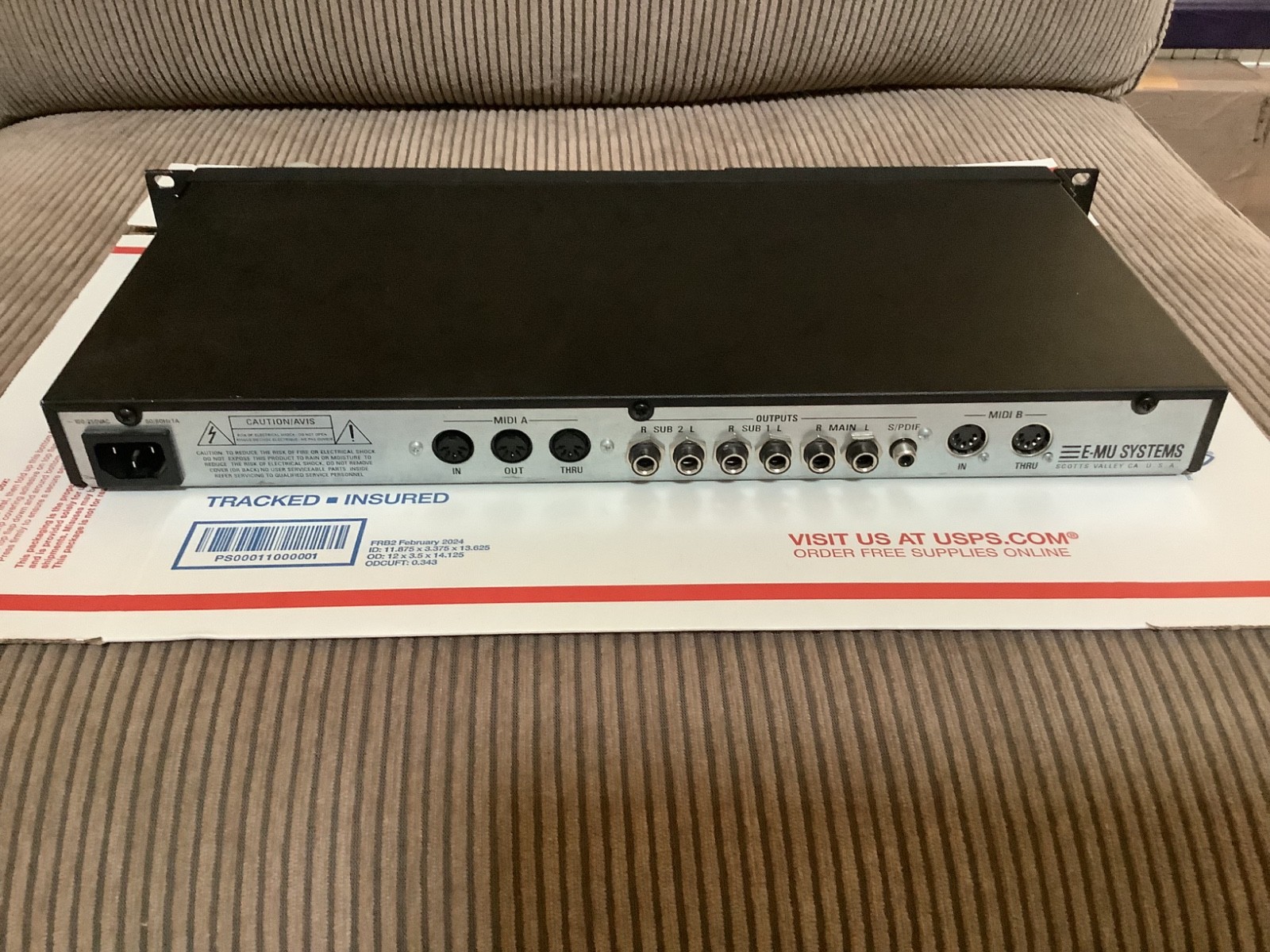 E-MU EMU Proteus 2000, Version 2.26, with Composer Rom