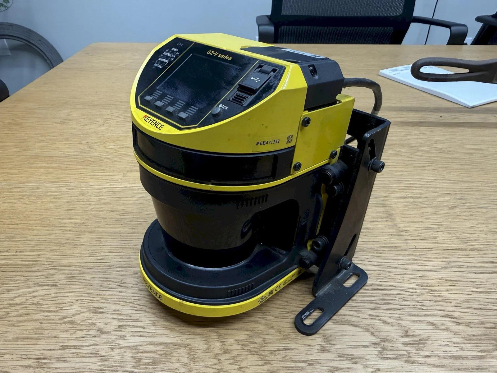2024 KEYENCE MODEL SZV04X SAFETY LASER SCANNER, MULTI-FUNCTION TYPE, WITH CAMERA