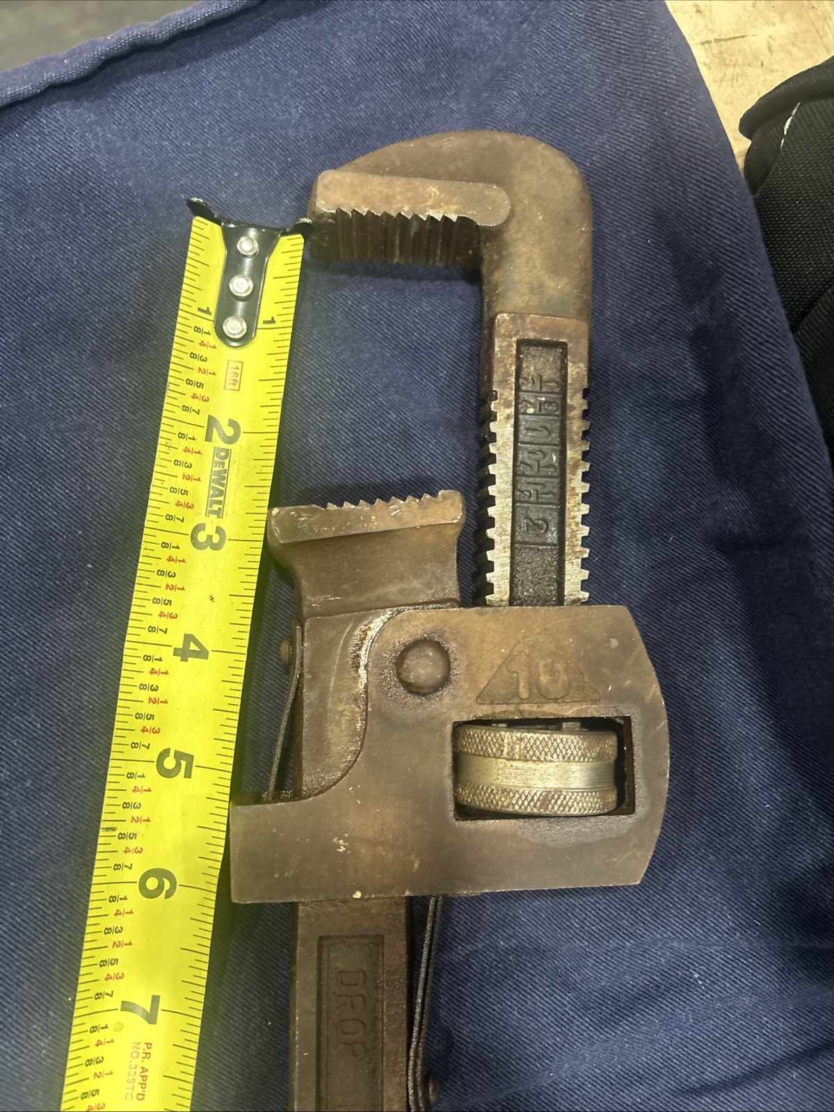 Fuller 18” Pipe Wrench BF Spain Vintage Tool